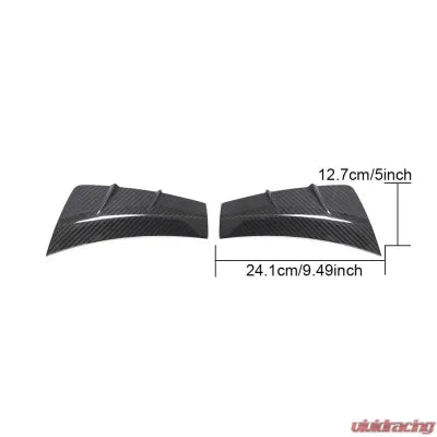 Vivid Racing VR-C43-650 VR Aero Carbon Fiber Front Bumper Side Air Vent Mercedes C43 AMG W205 A205 C205 2019-2020