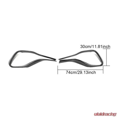 Vivid Racing VR-H247-650 VR Aero Carbon Fiber Front Bumper Vent Cover Trim Mercedes GLA250 | GLA35 | GLA45 AMG H247 2020-2022