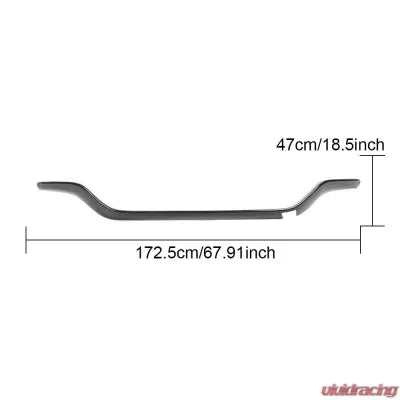 Vivid Racing VR-63AMG-650 VR Aero Carbon Fiber Front Bumper Lower Grill Vent Trims Mercedes GLE 63 AMG 2015-2018