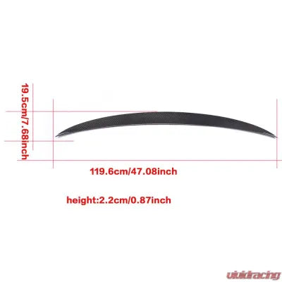 Vivid Racing VR-F32-613 VR Aero Carbon Fiber Rear Trunk Spoiler BMW 4 Series F32 Coupe 2014-2019