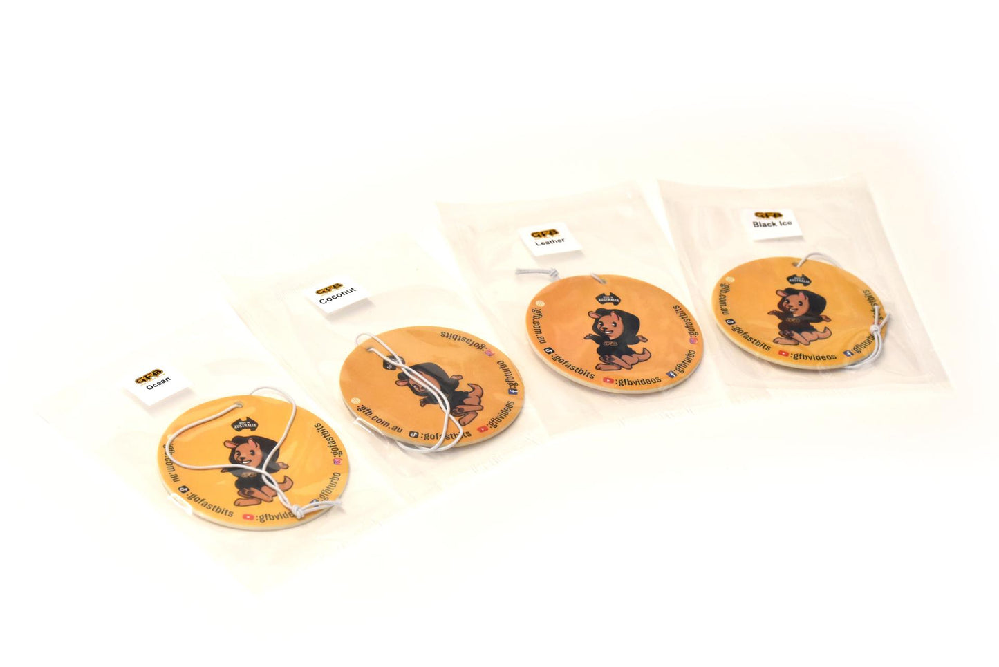 Go Fast Bits MAR7CM2 ROO Air Freshener Leather