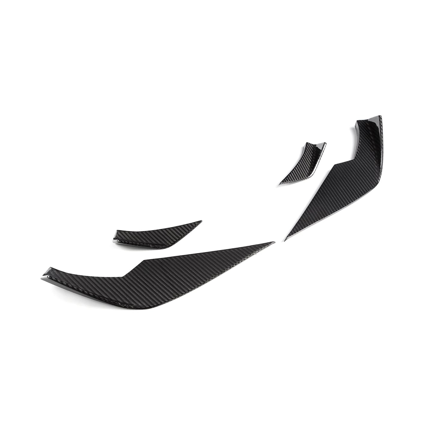 MHCP-G80G82-CF-FC002 BMW M3/M4 GT Style Canards In Pre Preg Carbon Fibre (G80/G81/G82/G83) | ML Performance Car Parts