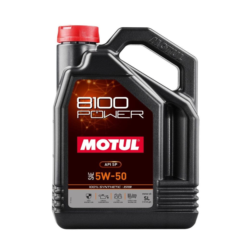 Motul 8100 Power 5W-50 Ester Fully Synthetic Car Engine Oil 5l