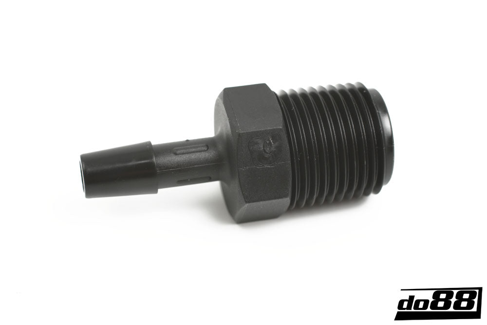 DO88 NC-6-NPT4 Straight Coupler 6mm 3/8''-18 NPT
