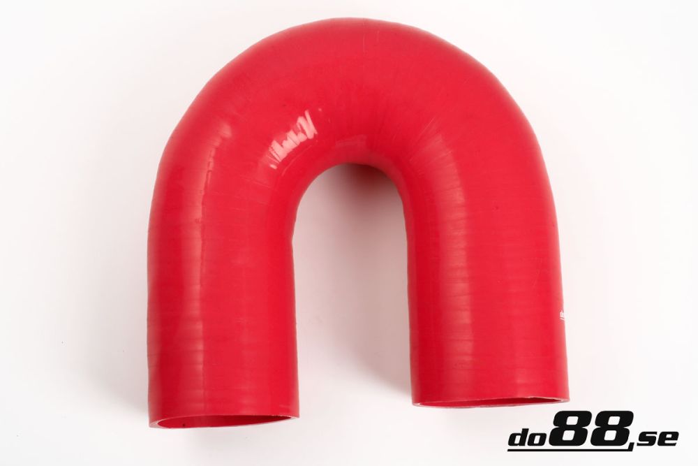 DO88 RB180G89 Silicone Hose Red 180 degree 3,5'' (89mm)