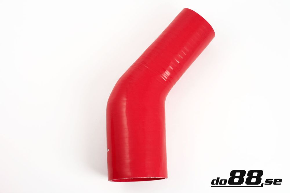 DO88 RBR45G89-102 Silicone Hose Red 45 degree 3,5 - 4'' (89 - 102mm)