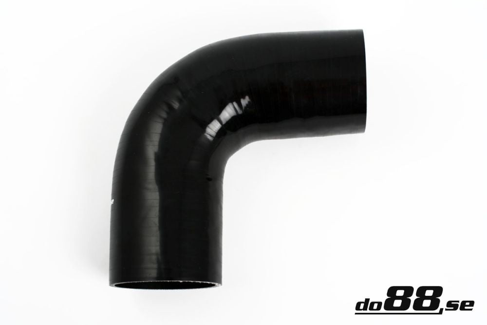 DO88 SB90G95 Silicone Hose Black 90 degree 3,75'' (95mm)