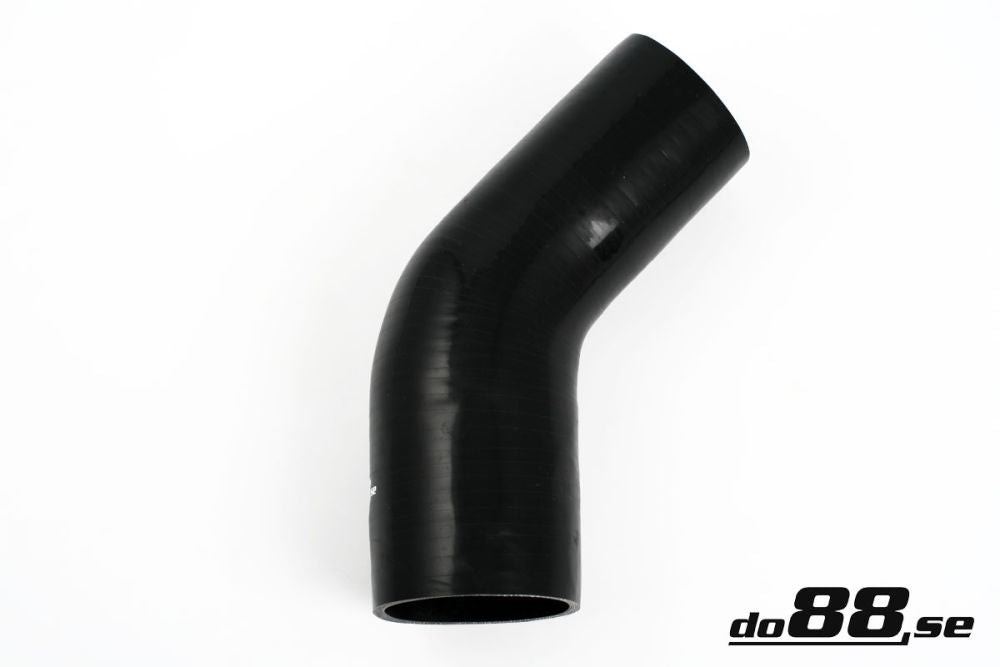 DO88 SBR45G63-76 Silicone Hose Black 45 degree 2,5 - 3'' (63 - 76mm)