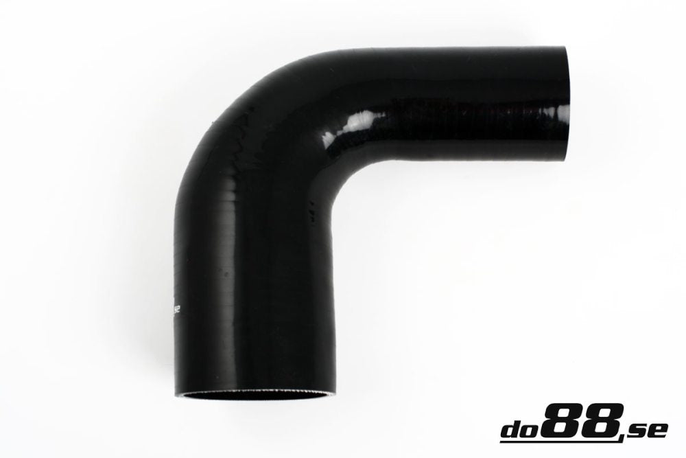 DO88 SBR90G60-83 Silicone Hose Black 90 degree 2,375 - 3,25'' (60-83mm)