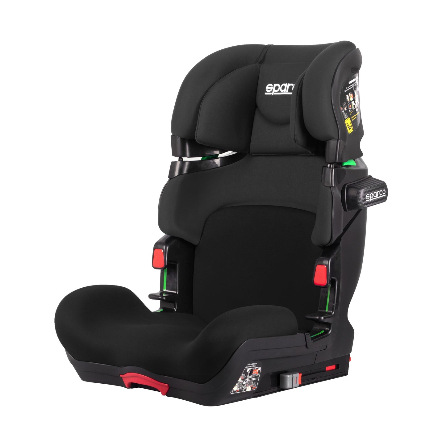SPARCO SK800IG23GR Child Car Seat with ISOFIX - Black/Grey - ML Performance UK
