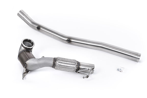 Milltek SSXVW672 Audi Volkswagen Large Bore Downpipe And Hi-Flow Sports Cat (Inc. S3, Golf)