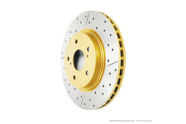 DBA-040BX Street Series XGold Brake Rotor; Front | ML Performance Car Parts