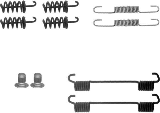 TEXTAR 97038300 Brake Shoe Fitting Kit