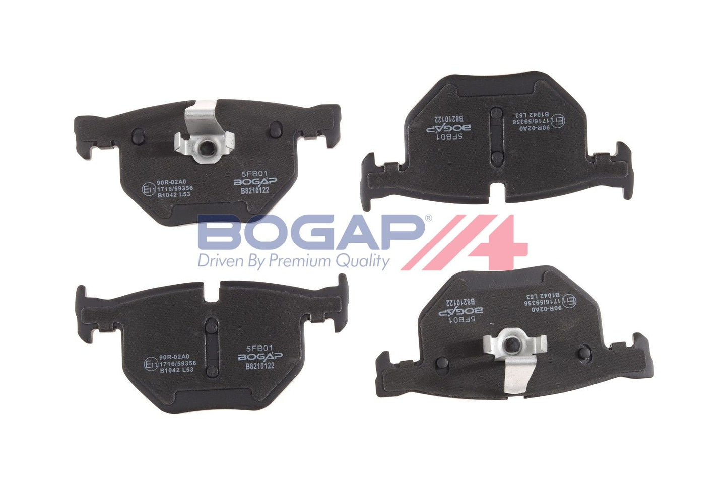 BOGAP B8210122 Brake Pad Set, Disc Brake | ML Performance Car Parts
