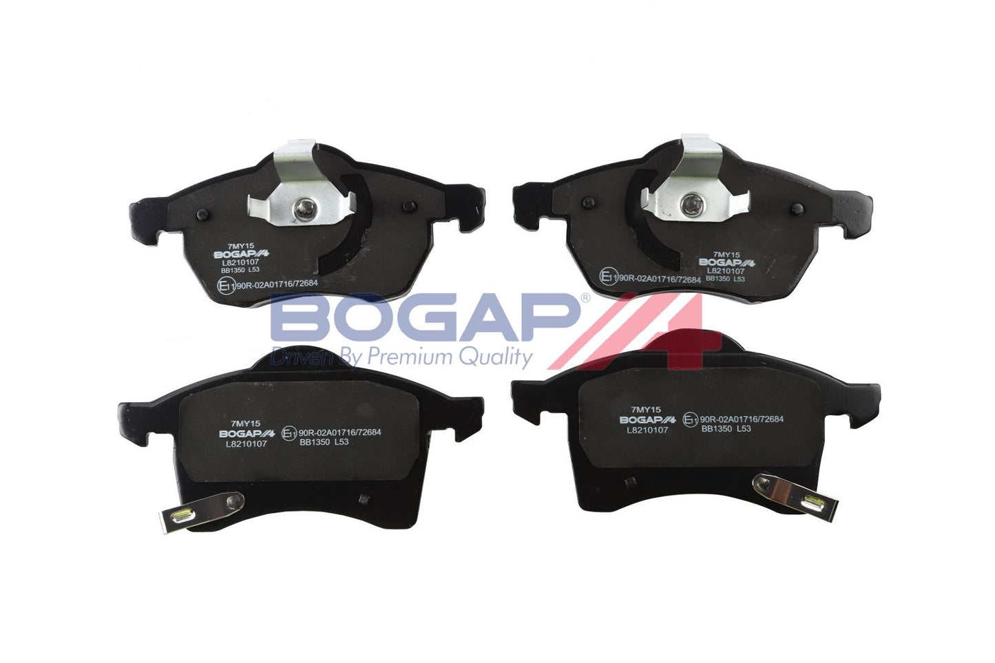 BOGAP L8210107 Brake Pad Set, Disc Brake | ML Performance Car Parts
