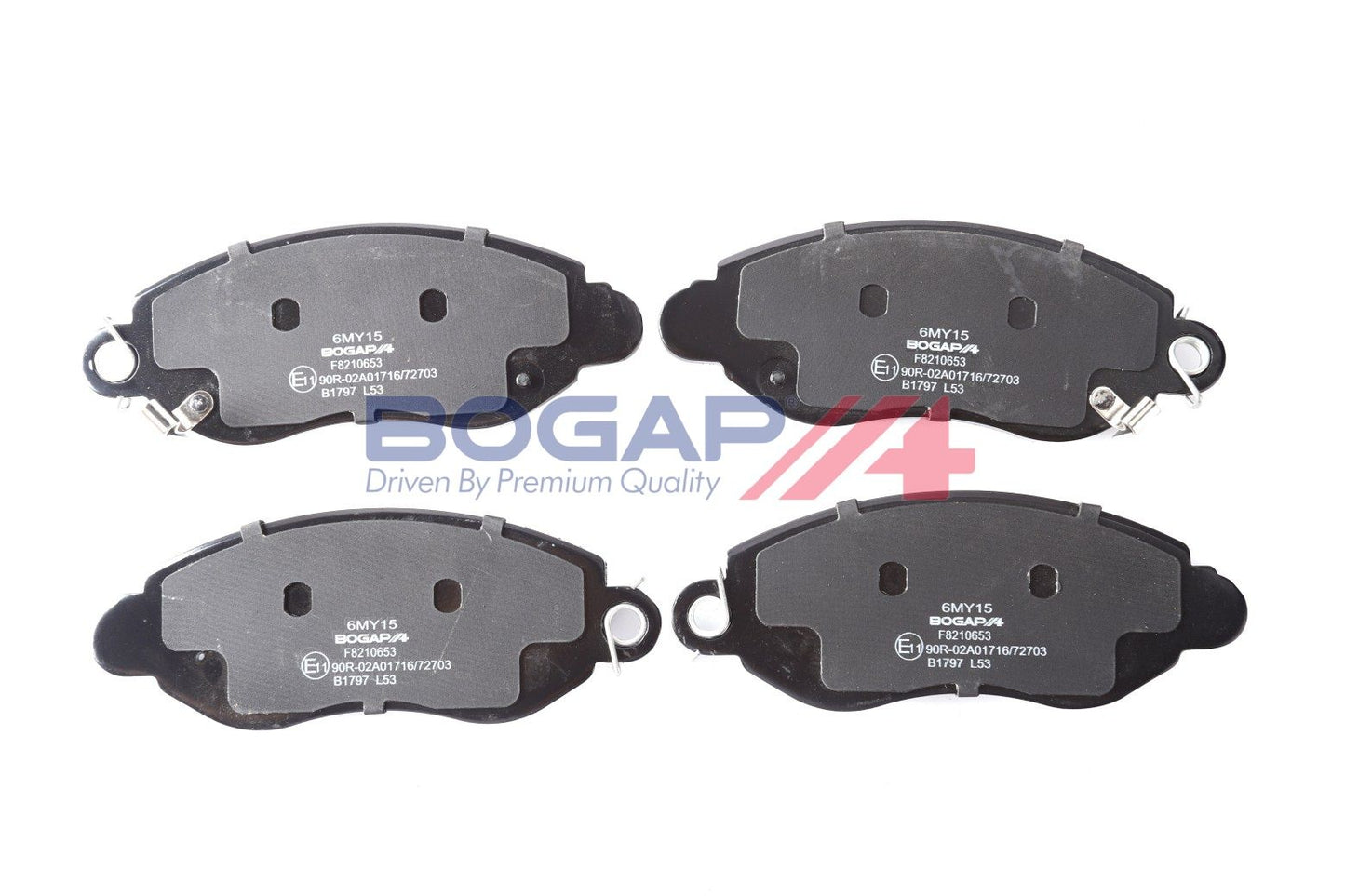 BOGAP F8210653 Brake Pad Set, Disc Brake | ML Performance Car Parts