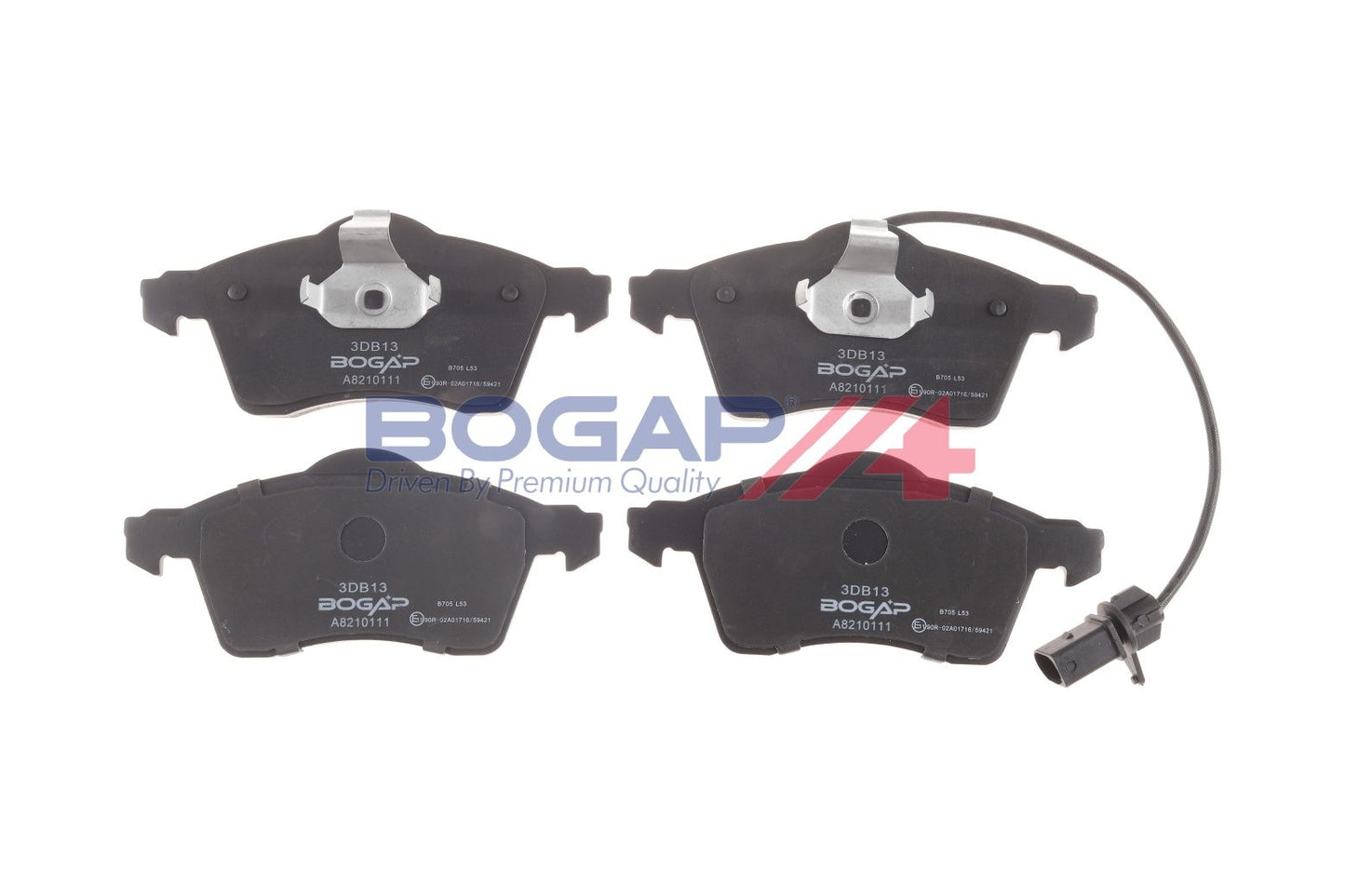 BOGAP A8210111 Brake Pad Set, Disc Brake | ML Performance Car Parts
