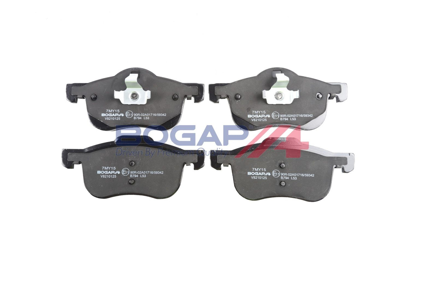 BOGAP V8210125 Brake Pad Set, Disc Brake | ML Performance Car Parts