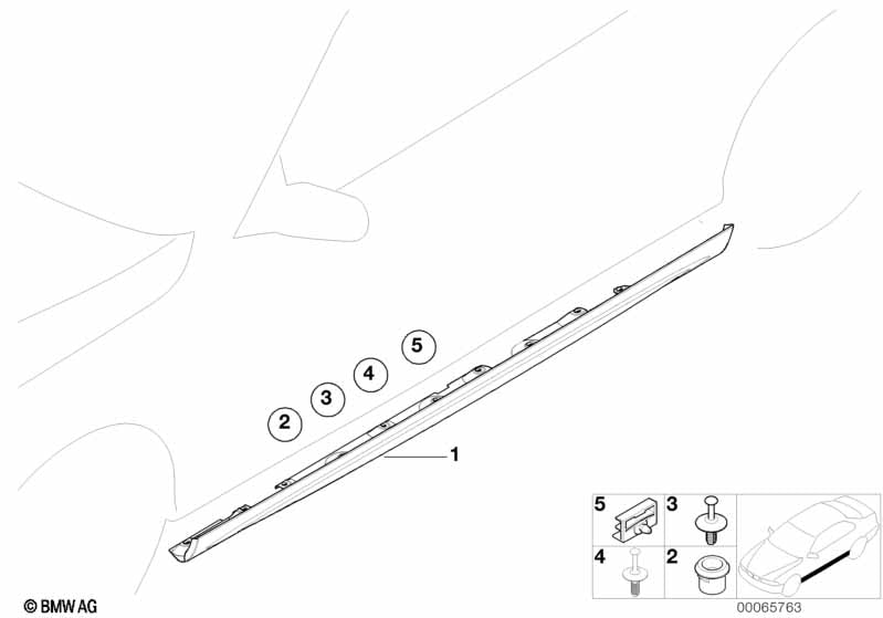 Genuine BMW 51718226121 Primed Left Outer Kick Panel | ML Performance UK Car Parts