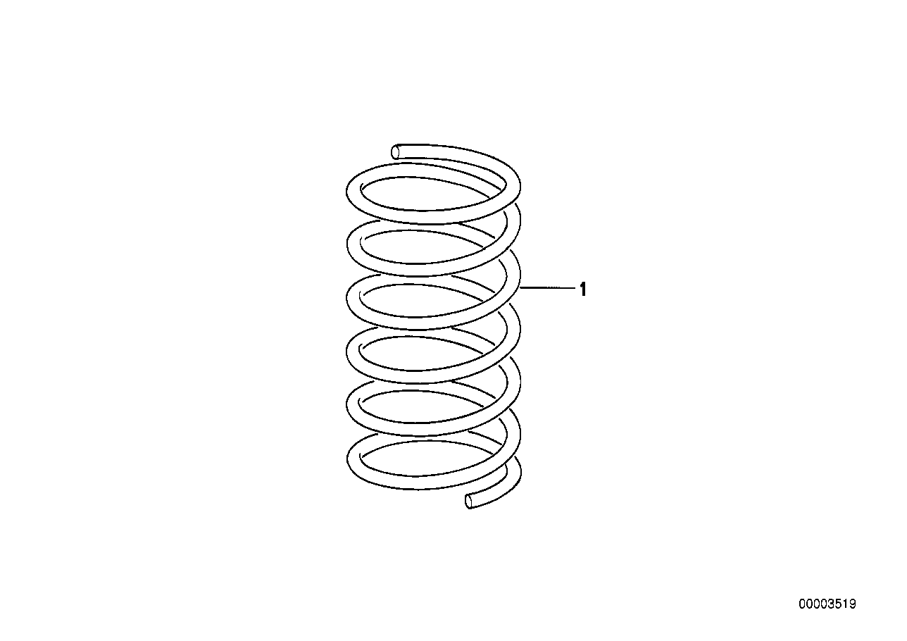 Genuine BMW 31332226781 Coil Spring | ML Performance UK Car Parts