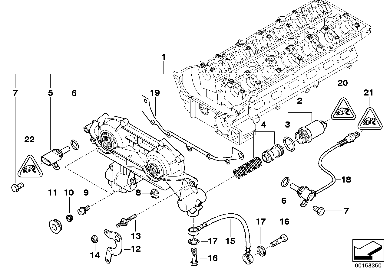 Genuine BMW 12147539165 Camshaft Position Sensor | ML Performance UK Car Parts