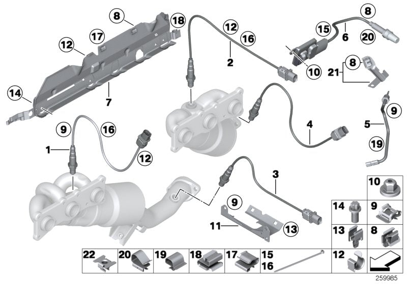 Genuine BMW 11787590402 Nox Sensor | ML Performance UK Car Parts