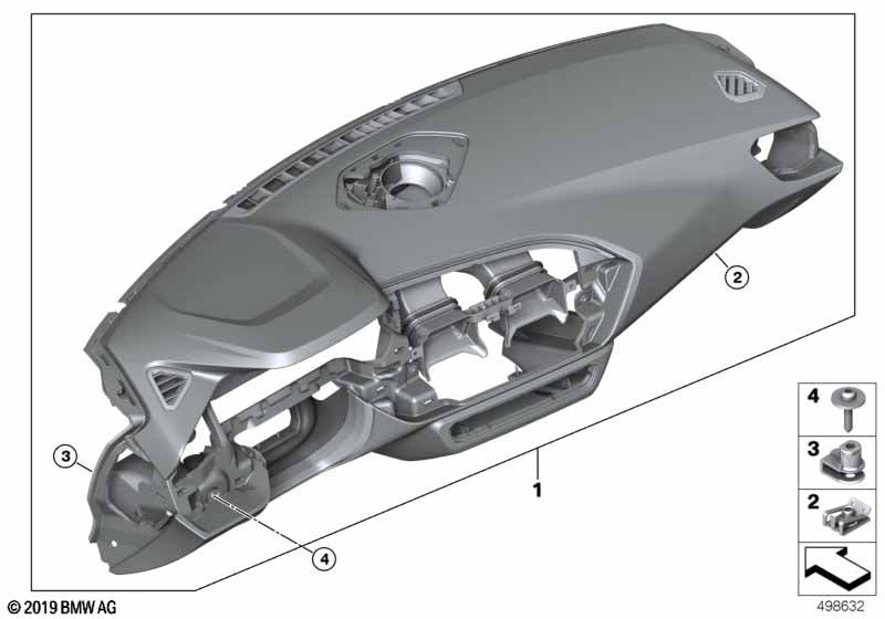 Genuine BMW 51459474502 Dashboard Sensatec Head-Up Display SCHWARZ | ML Performance UK Car Parts