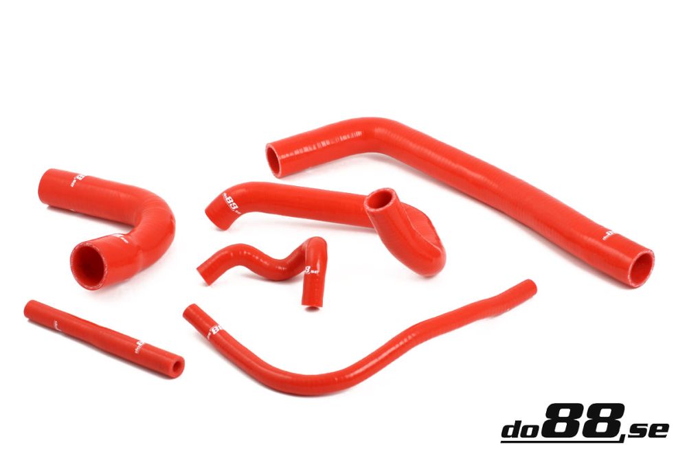 DO88 do88-kit16R SAAB 9000 Turbo 94-98 Coolant hoses Red