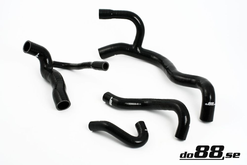 DO88 do88-kit54-ABY-S Audi S2/RS2 ABY ADU 1992-1996 Radiator hoses Black