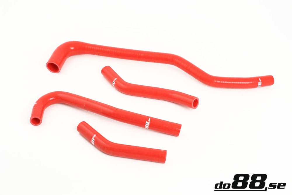 DO88 do88-kit86R SAAB 9000 1992-98 Heater hoses Red