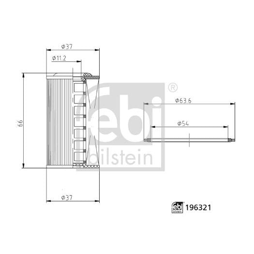 FEBI BILSTEIN FE196321 Automatic Transmission Hydraulic Filter