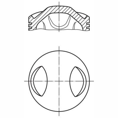 MAHLE 5040100 Piston