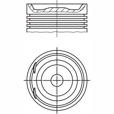 MAHLE 0122902 Piston
