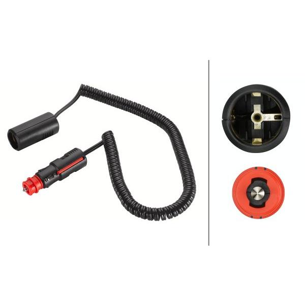 HELLA 8KA007589-091 Cigarette Lighter Connection Electric Cable