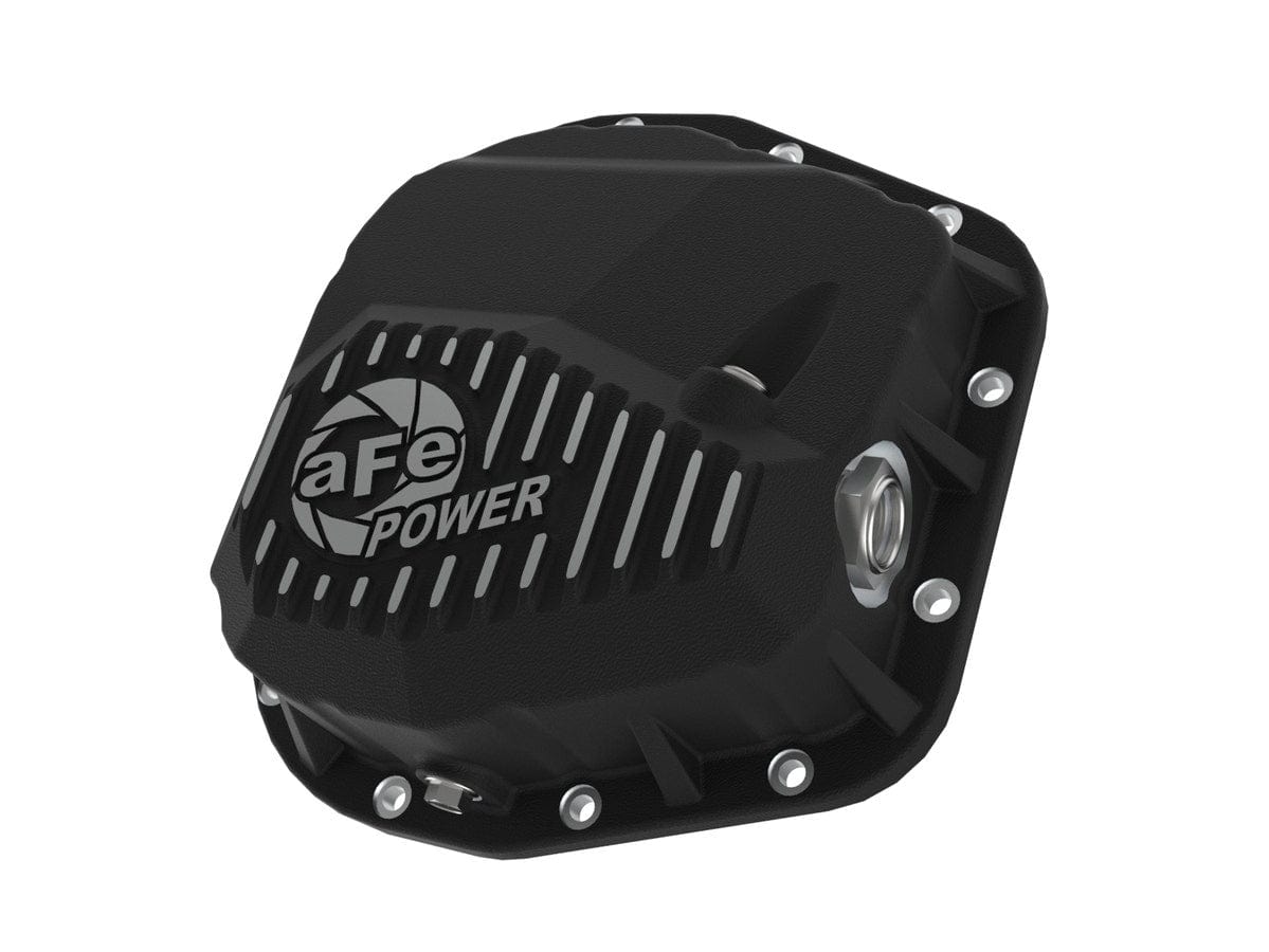 Pro Series Rear Differential Cover Black w/ Machined Fins | ML Performance Car Parts