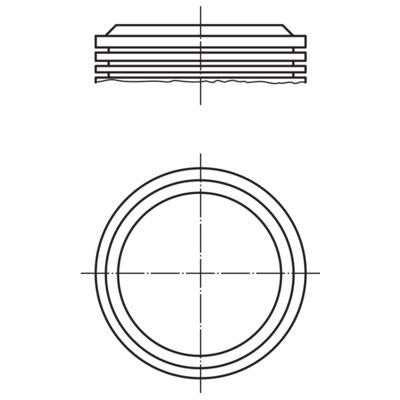 MAHLE 0376000 Piston