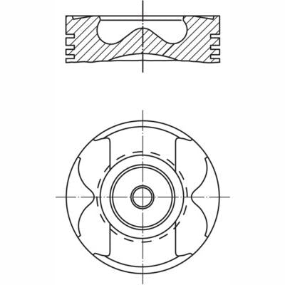 MAHLE 0040400 Piston