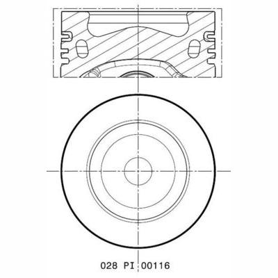 MAHLE 028PI00116001 Piston