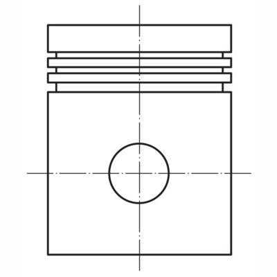 MAHLE 0142101 Piston