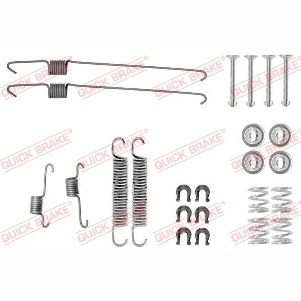 QUICK BRAKE QB105-0001 Brake Shoes Accessory Kit