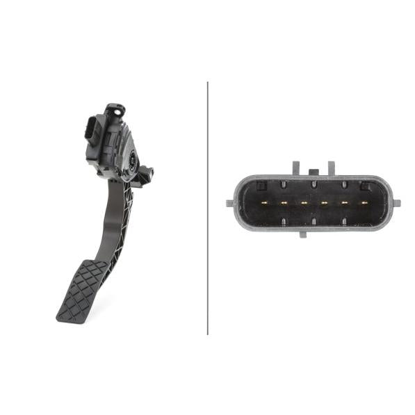 HELLA 505-701 Accelerator Pedal Position Sensor
