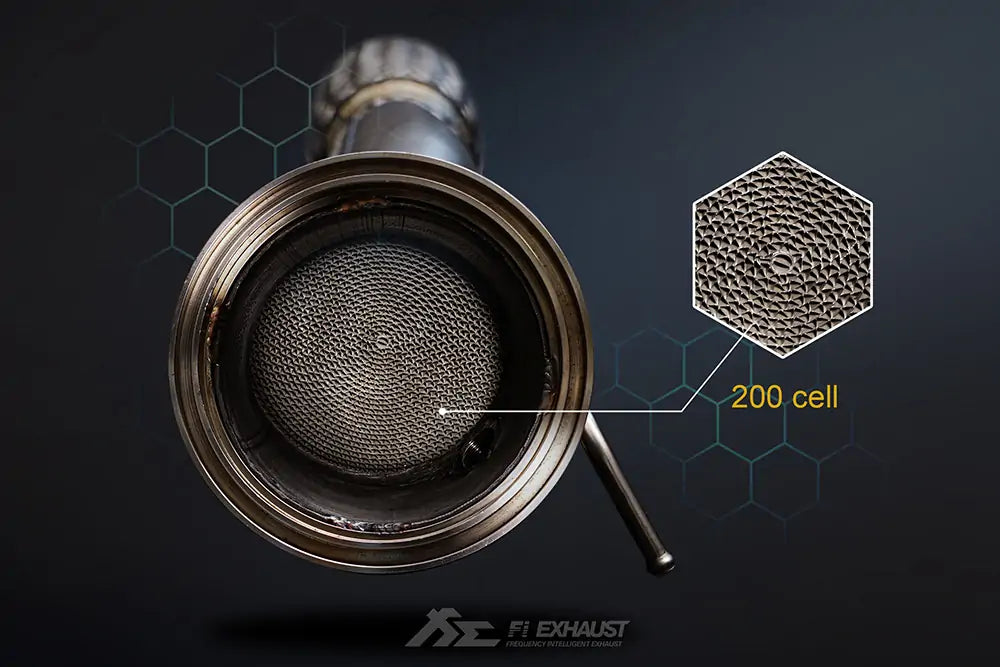 Sport 200 Cell Downpipe for Mini Clubman JCW ALL4 F54 LCI (EU6II OPF) 2020-2023 | ML Performance Car Parts