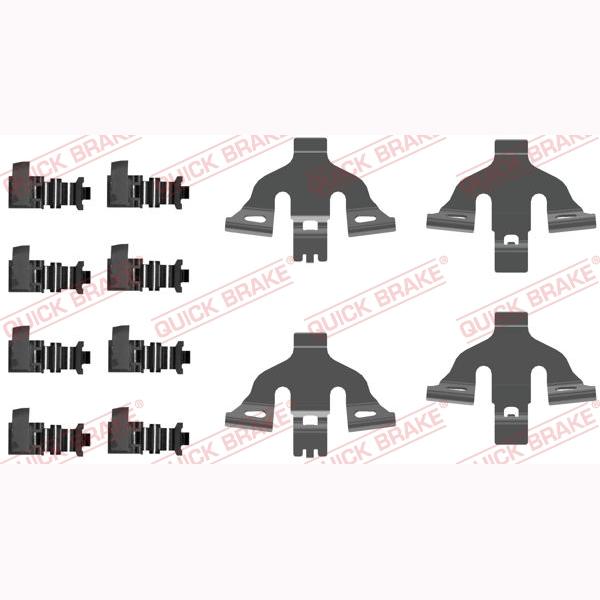 QUICK BRAKE QB109-0092 Disc Brake Pad Accessory Kit