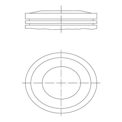 MAHLE 0121002 Piston