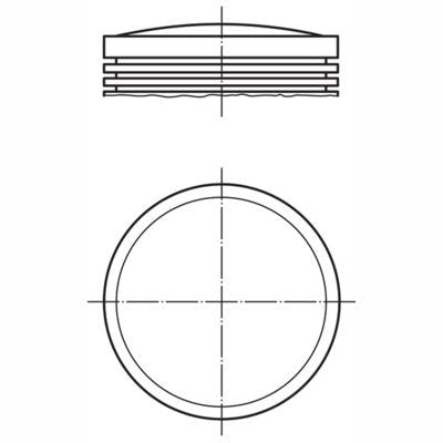 MAHLE 0122503 Piston