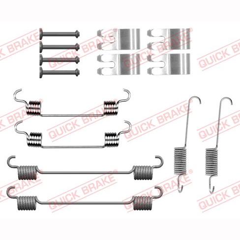 QUICK BRAKE QB105-0076 Brake Shoes Accessory Kit