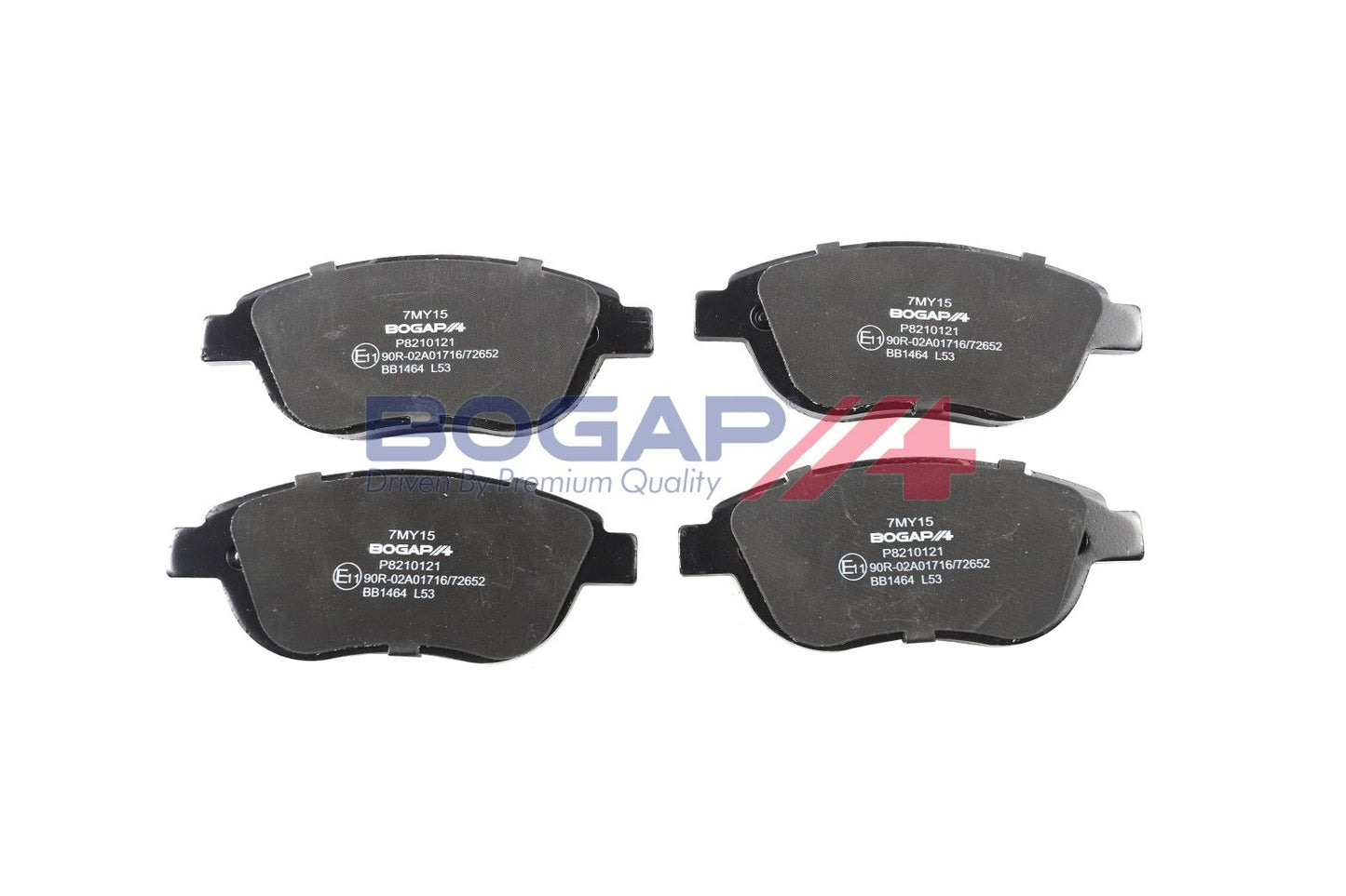 BOGAP P8210121 Brake Pad Set, Disc Brake | ML Performance Car Parts