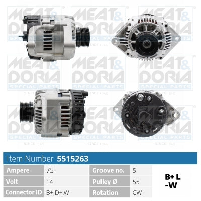 MEAT & DORIA MD5515263 Alternator
