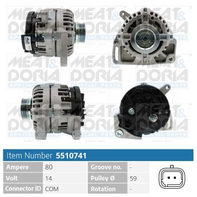 MEAT & DORIA MD5510741 Alternator