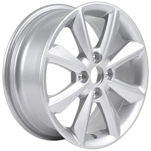GENUINE FORD 2237387 FIESTA MK8 16" ALLOY WHEEL 6 SPOKE 6.5X16" SPARKLE SILVER